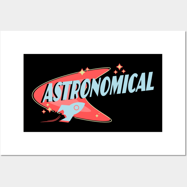 Astronomical Retro Wall Art by TaliDe